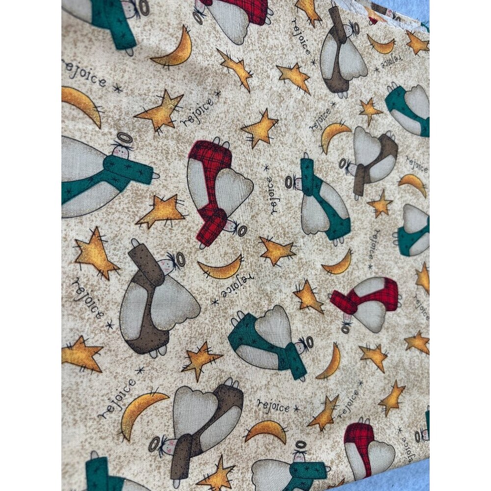 5/8 yard Angels Rejoice Fabric by Chorie for SSI 45"